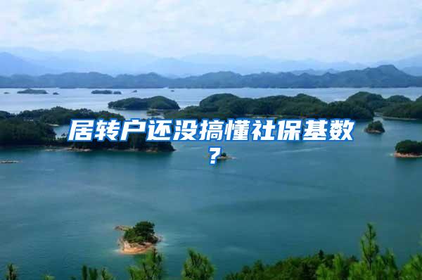 居转户还没搞懂社保基数？