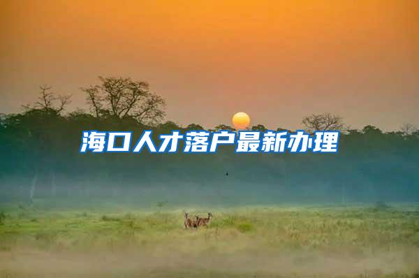 海口人才落户最新办理